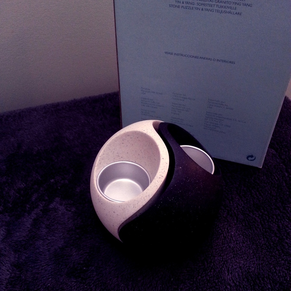 Partylite  Yin Yang Tealight Candle Holders